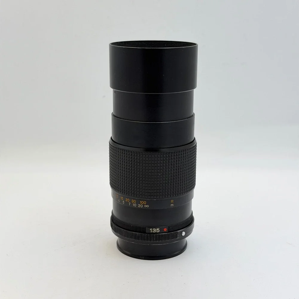 Konica Hexanon AR 135mm F3.2 Manual Focus Telephoto Lens with Kenlock UV Filter